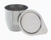 Izzítótégely, nikkel, átmérő: 45 mm,  magasság: 45 mm, térfogat: 50 ml