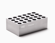 Aluminum block for 24 pcs of 16 mm tubes, COD