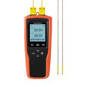 HTC-202D 2-csatornás hőmérő (TC) adatgyűjtő funkcióval (-200….+1370)°C
