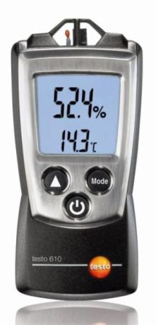 TESTO 610 típusú levegő páratartalom és hőmérsékletmérő műszer