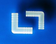 Tubing connector, PP, L shaped, 4 mm