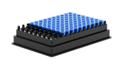 XT96 screw cap for tubes, blue, SX260 / 300, for MX500, LX1000 tubes,  sterile, in rack, 96 db x 50 rack / case