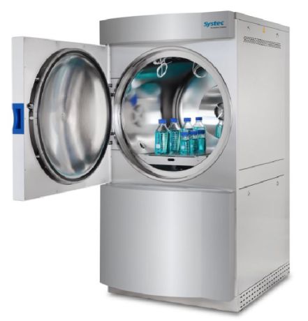 Systec HX-320 autokláv nyitott ajtóval