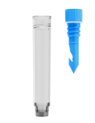 LI1000 1 ml (tissue) cryotube with internal thread, bottom 2D code, blue cap, aseptic, bulk, 4800 pc / case