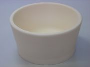 Mortar made of hard porcelain for RM 200. Hardness: 1200 HV 0.5
