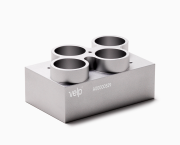 Aluminum block for 4 pcs 42 mm tube, COD