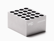 Aluminum block for 20 pcs of 12/13 mm tubes