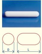 PTFE Stirrer Bar, Cylindrical, 15 x 4.5mm