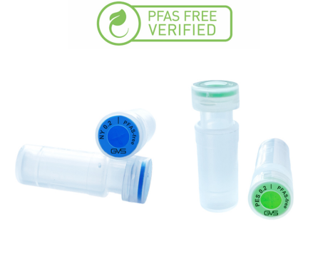 PFAS mentes Separa® beépített membránszűrős fiolák