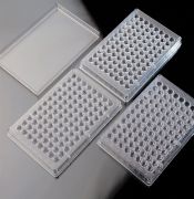Microtiter plate, flat form, PS, sterile, 50 pc/case