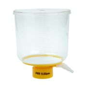 Szűrő palackok tetejére, 1000 ml, PES szűrő 0,22µm, 90mm átmérő, steril, egyesével csomagolva, 24 db / csomag