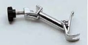 Thermometer holder with spring fastening