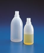 Graduated narrow neck bottle, without cap, GL25, 500 ml