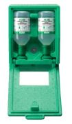 Eye wash bottle 2x500 ml + wall box with mirror