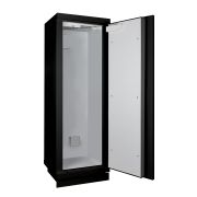 Safety cabinet for storing and charging lithium batteries, black, 90 minutes, 1 door, without shelves, 1950 x 635 x 620 mm