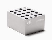 Aluminum block for 20 1.5 ml microtubes, well diameter: 10.9 mm