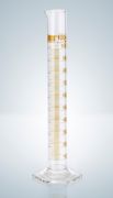 Mérőhenger, A jelű, üvegtalppal 100 ml-es, a beosztás barna festésű, HIRSCHMANN