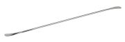 Dupla spatula, hajlított, lekerített véggel, spatula szélesség: 7 mm, teljes hossz: 180