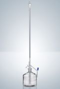 Automatic burette, glass key, class B, with Schellback stripe, 25 ml