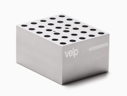 Aluminum block for 30 pcs of 0.5 ml PCR tubes