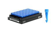 MI500 500 µl (tissue) cryotube with internal thread, bottom 2D code, blue cap, aseptic, standard rack with left-side code, 96 pc x 50 rack / case