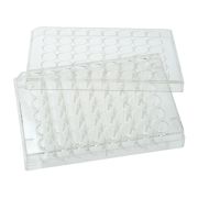 48 lyukú sejttenyésztő lemez fedéllel, 0,84cm2, felületkezelt, steril, egyesével csomagolt, 100 db / csomag