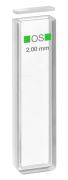 Quartz cuvette for spectrophotometer, macro, with cover, 100-Q, path length: 40 mm, volume: 14.0 ml