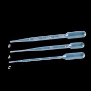 Pasteur pipette, 7 ml, 154 mm, sterile, individually wrapped, 100 pc/case