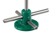Foot for rods, malleable cast iron, D=12mm