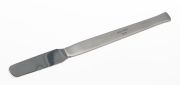 Gyógyszertári spatula, spatula méret: 50x20 mm, hossz: 150 mm, flexibilis spatulával.