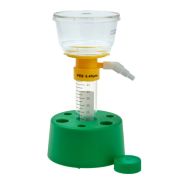 Plastic centrifuge tube filter set, 50 ml, PES filter, 0.45µm, sterile, individually wrapped, 12 pcs / pack