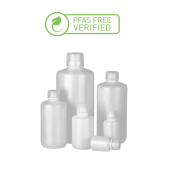 Sample container, PFAS-free, narrow neck, 30 ml, HDPE, 800 pcs / pack
