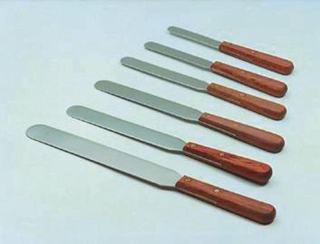 Gyógyszertári spatula fa nyéllel