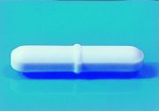 Magnetic stirring bar, octagonal, with pivot ring, 13x8 mm