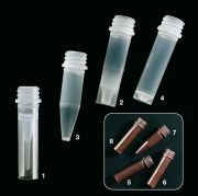 Screw thread microtube, skirted, transparent, 1.5 ml, 1.000 pc/case