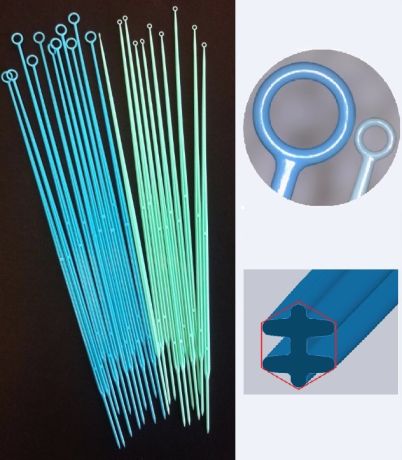 Oltókacs, oltótű, kalibrált, steril, 1 µl és 10 µl, műanyag, PS