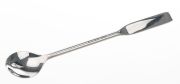 Vegyszerkanál-spatula, kerek nyéllel, spatula: 40×10 mm, kanál: 30×22 mm, hossz: 150 mm