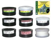 Eurfilter A1P2 filter cartridge, 2 pieces