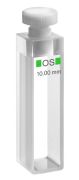 Quartz cuvette for spectrophotometer, macro, with stopper, 110-QS, path length: 5 mm, volume: 1.75 ml