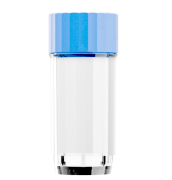 XXLX4000 4 ml (tissue) cryotube with external thread, bottom 2D &  HR code, blue cap, aseptic, bulk, 1200 pc / case