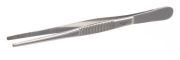 Forceps 18/10 steel, blunt, L=200mm
