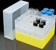Rack for test tubes, 5x5, blue