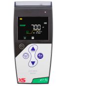 pH 7 Vio DHS hordozható pH mérő, elektróda nélkül, NT 55 hőmérséklet szenzorral, BNC/S7 kábellel, színes pH pufferrel