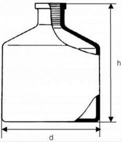 Reservoir bottle for automatic burette