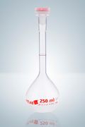Mérőlombik dugóval, PMP (TPX), 100 ml, A jelű NS 14/23